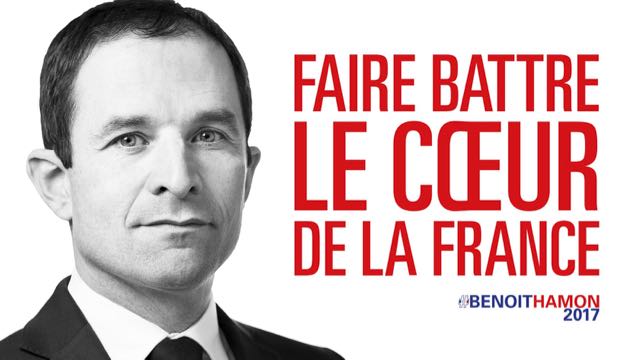 La candidature présidentielle de Benoit Hamon